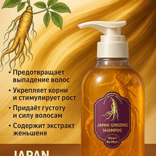 Kaori No Mori Ginseng Shampoo