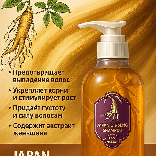 Kaori No Mori Ginseng Shampoo 2 Kaori No Mori Ginseng Shampoo