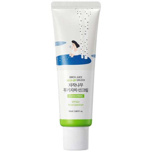 Round Lab Birch Juice Moisturizing Mild-Up Sunscreen SPF50+ PA++++