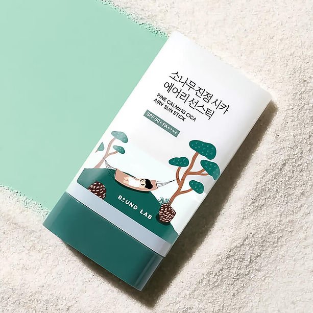 Round Lab Pine Calming Cica Airy Sun Stick SPF50+ PA++++ 4 Round Lab Pine Calming Cica Airy Sun Stick SPF50+ PA++++
