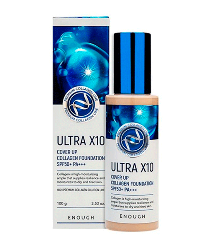 Enough Ultra X10 Cover Up Collagen Foundation Spf50+ Pa+++ Ton 13
